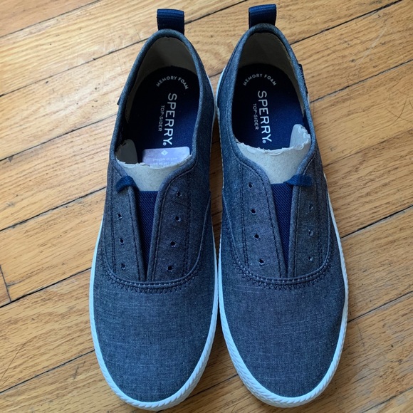 Sperry Crest Knot Chambray Sneaker - Picture 2 of 11